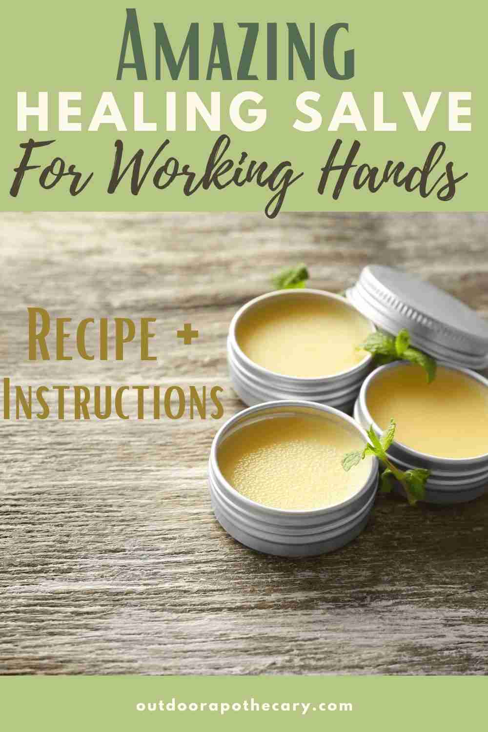 The Outdoor Apothecary healing salve