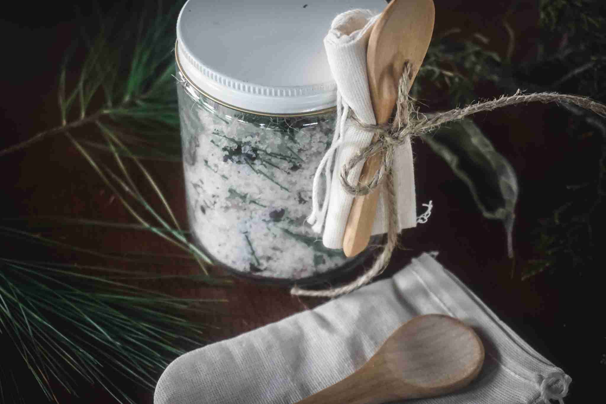 Cedarwood And Sage Winter Bath Soak Recipe - The Outdoor Apothecary