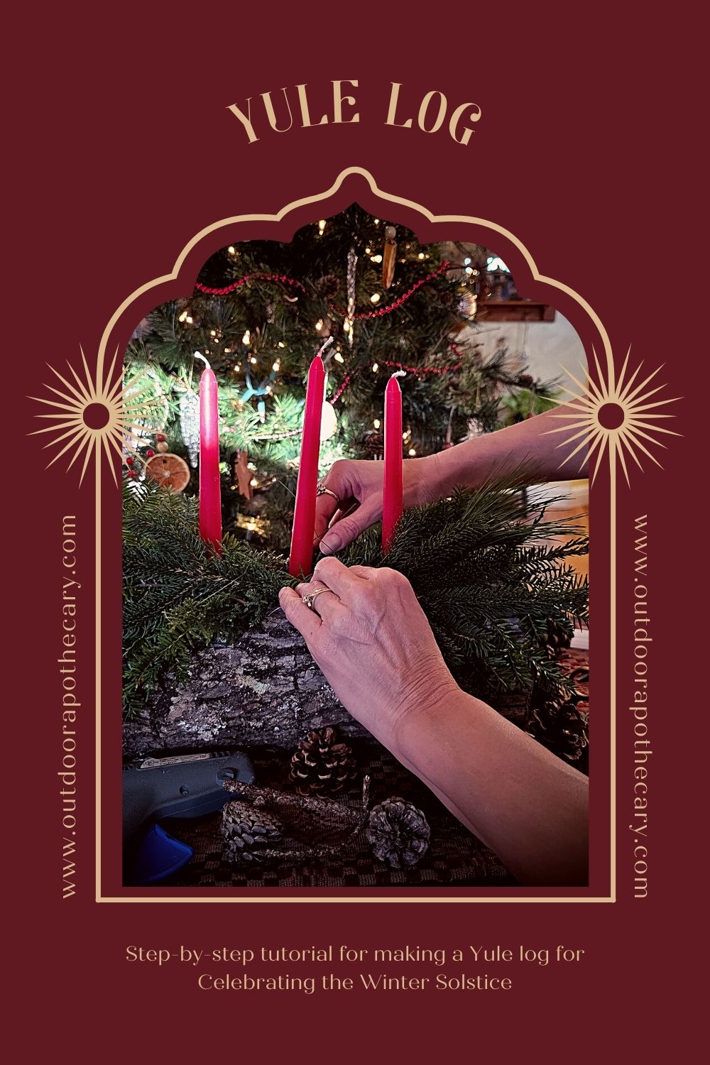The Outdoor Apothecary Make Your Own Yule Log: A Magical Holiday Tradition