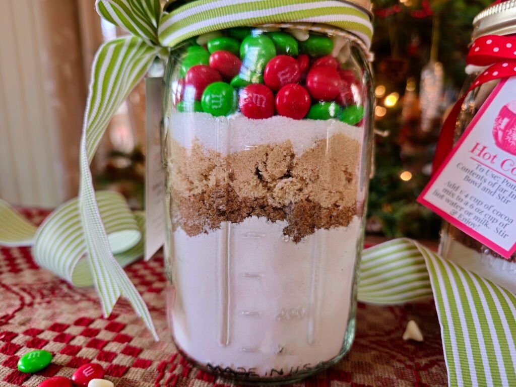 The Outdoor Apothecary christmas cookies in a jar