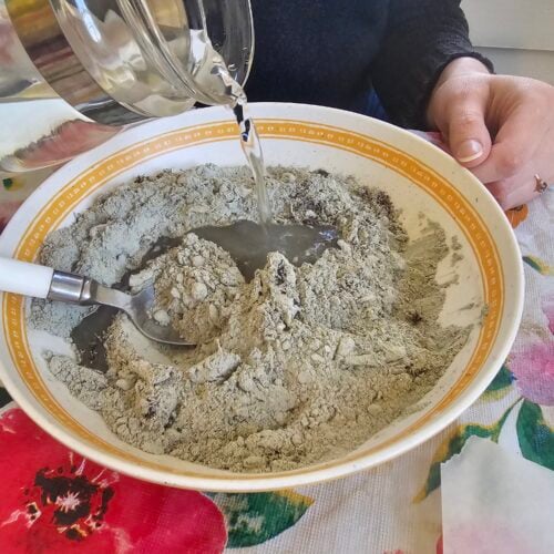 The Outdoor Apothecary Easy DIY seed bombs - adding water