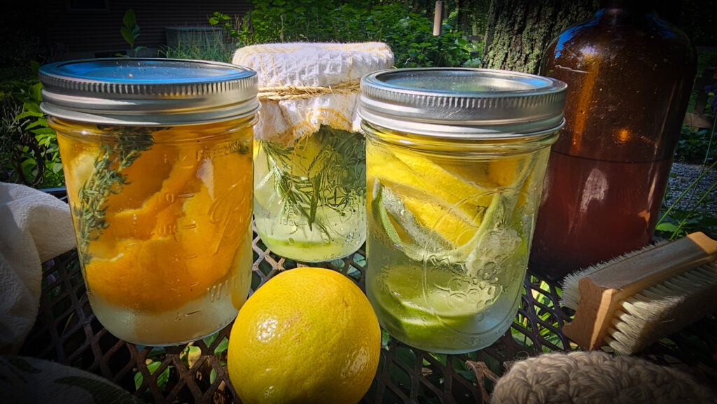 The Outdoor Apothecary infused vinegars