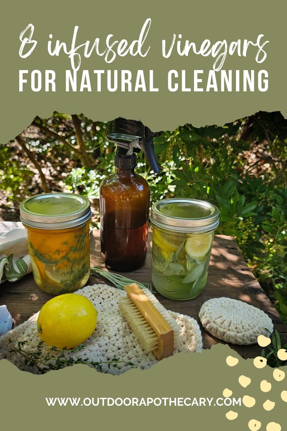 The Outdoor Apothecary infused vinegars