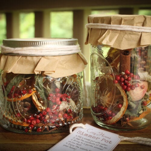 diy simmer pot jars