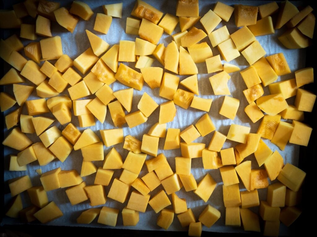 The Outdoor Apothecary freezing butternut squash