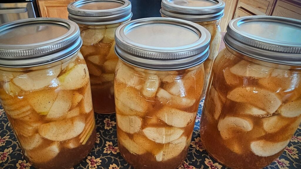 canning apple pie filling