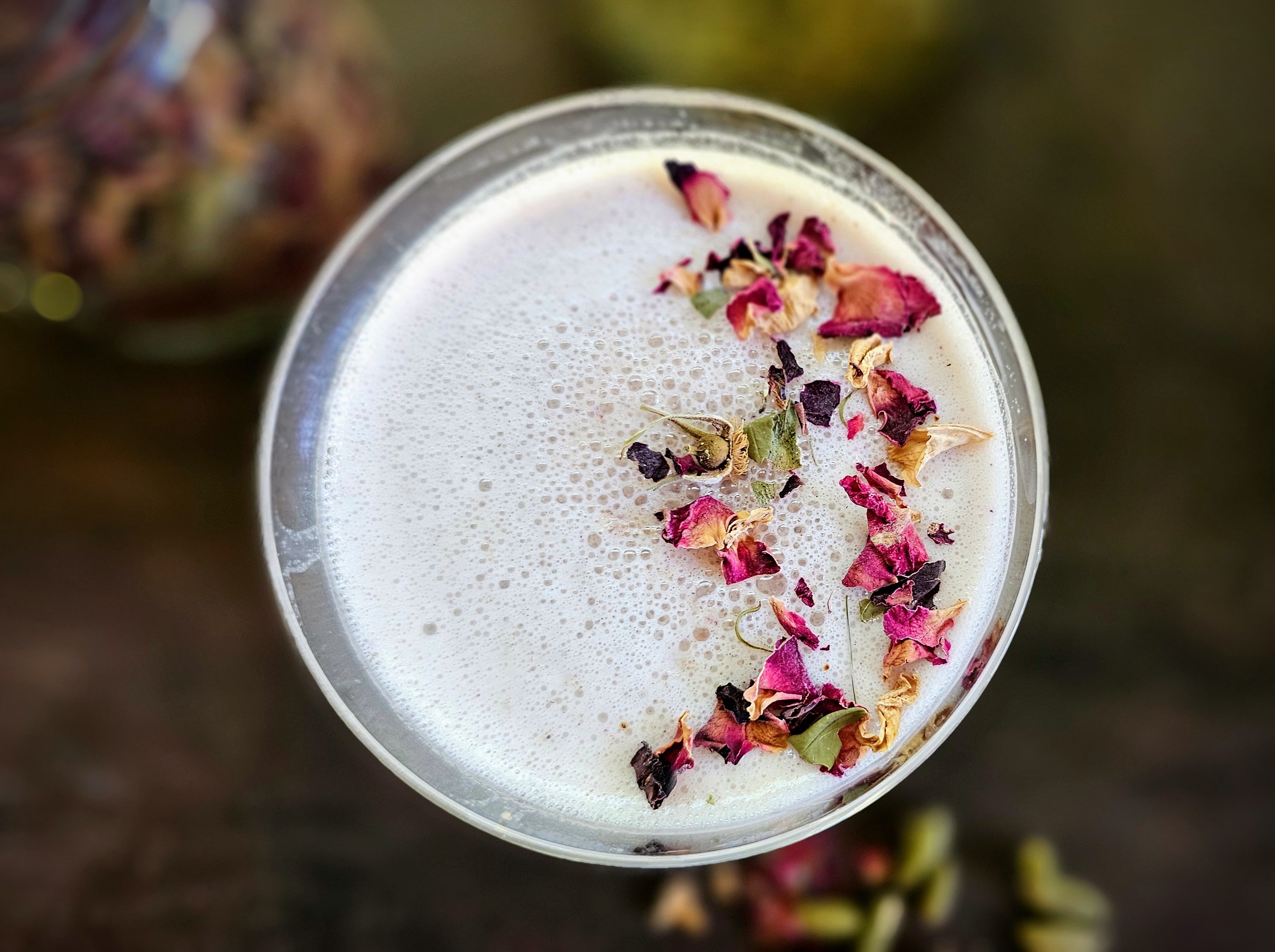 Rose Cardamom Latte