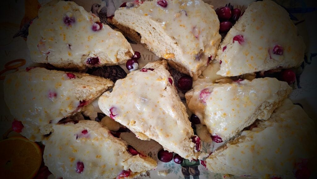 cranberry orange scones