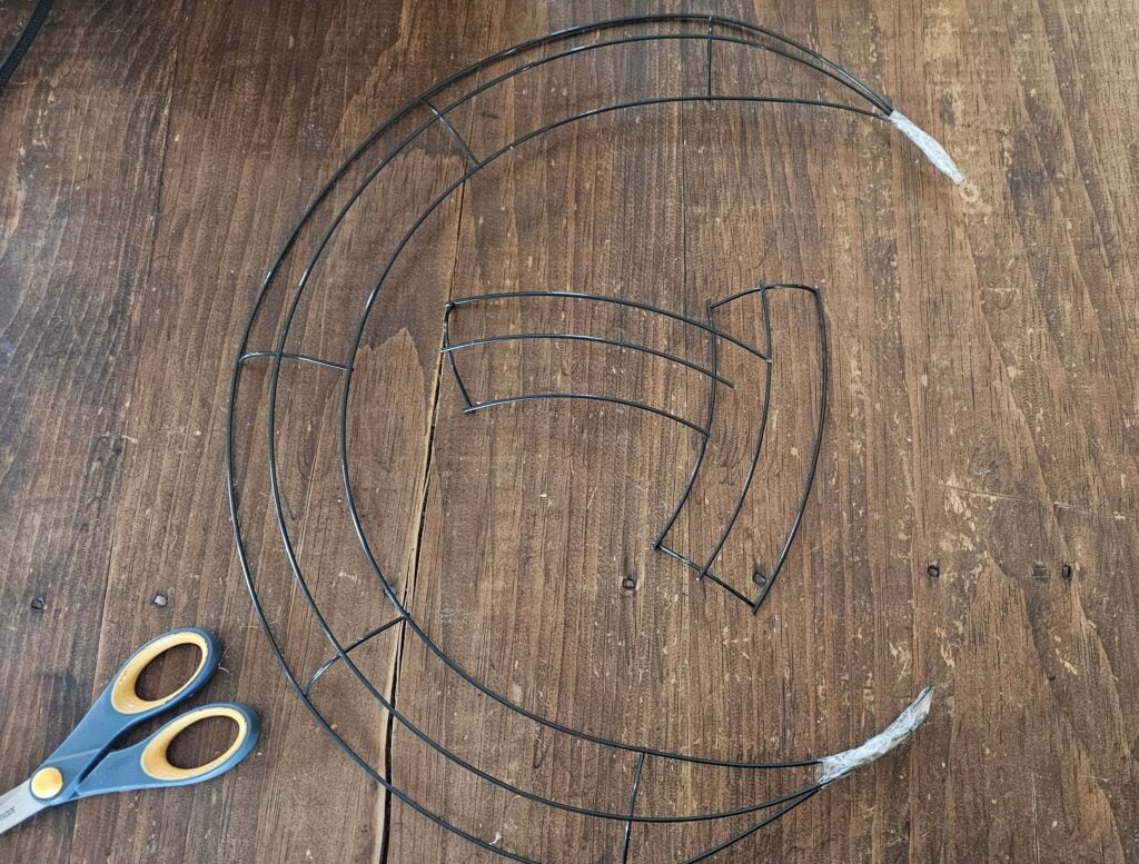The Outdoor Apothecary crescent moon wreath