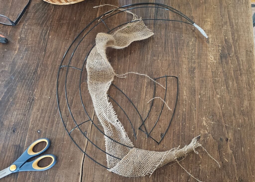 The Outdoor Apothecary crescent moon wreath