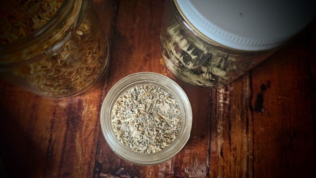 Homemade Facial Scrub with Herbs