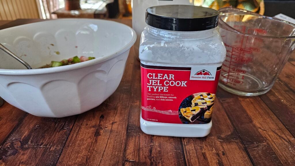 rhubarb pie filling