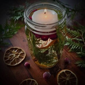 The Outdoor Apothecary glow jar herbal craft