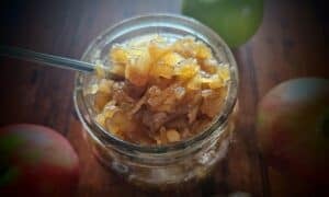 The Outdoor Apothecary apple and ginger chutney