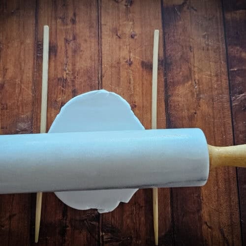 air dry clay flower frogs