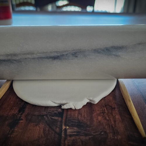 air dry clay flower frogs