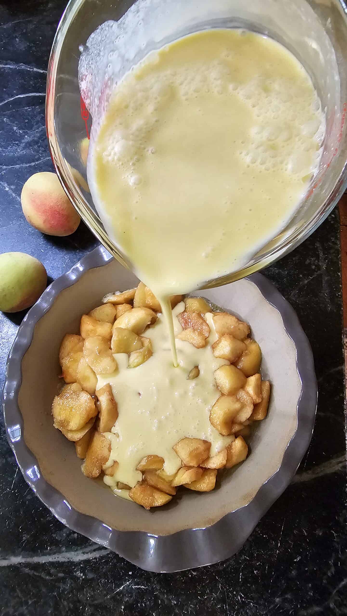 fruit custard pie